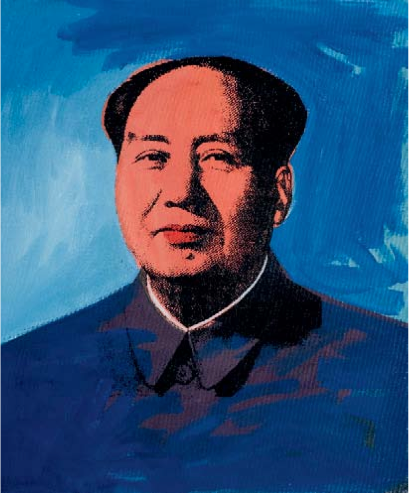 A Portrait of Mao by an unknown artist after Andy Warhol.