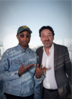 Pharrell Williams and Emmanuel Perrotin